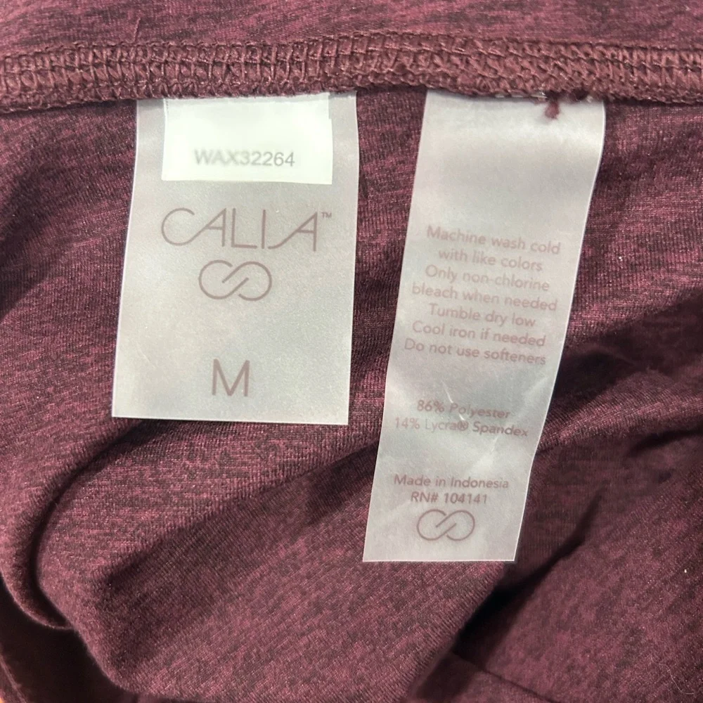 Calia Women’s Lustralux sleeveless Strappy back bodysuit in wine - Picture 5 of 5